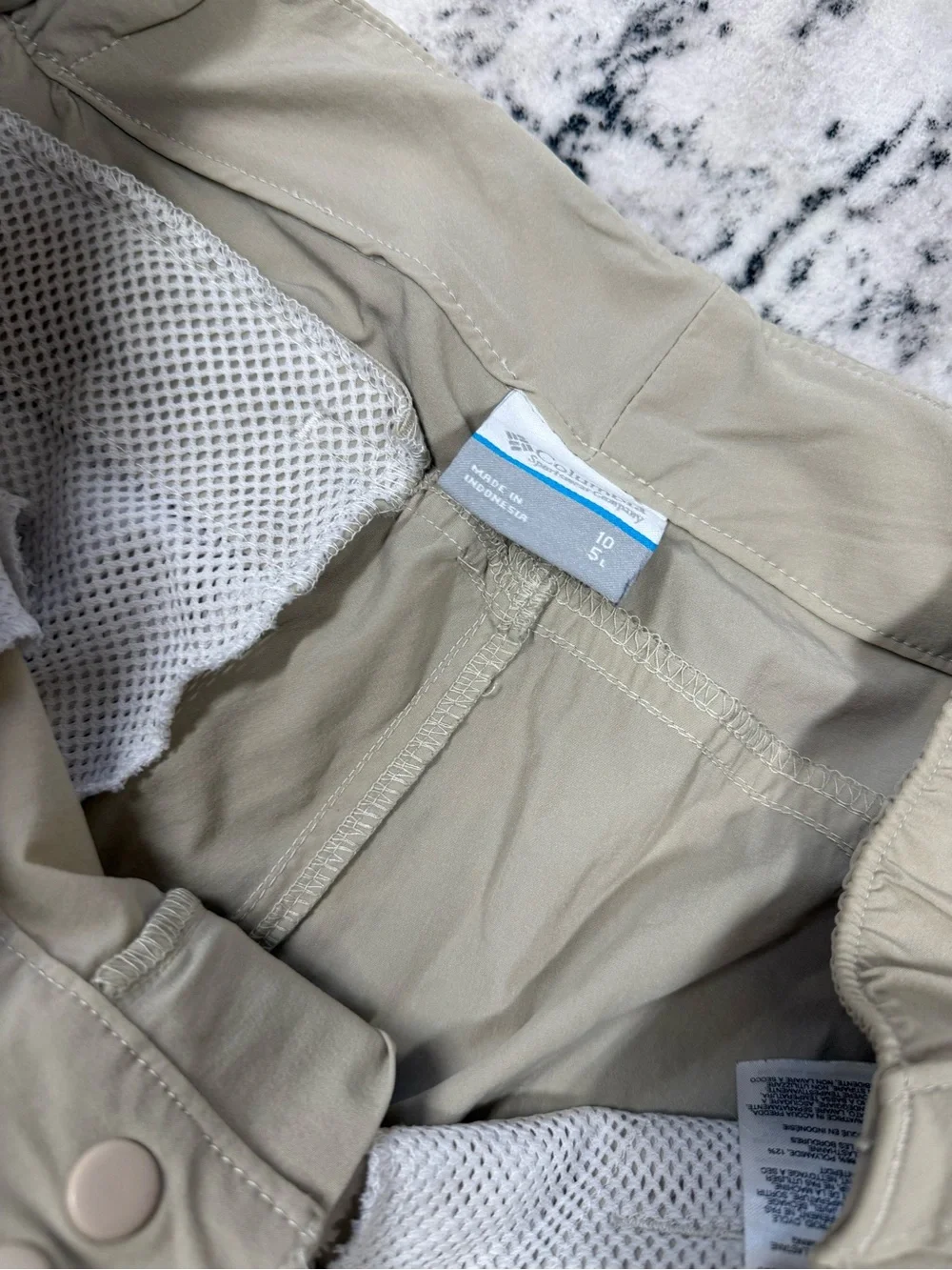Columbia Women's Light Khaki Athletic Shorts